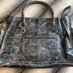 { Bed Stu } Rockaway Black Lux Handbag Purse